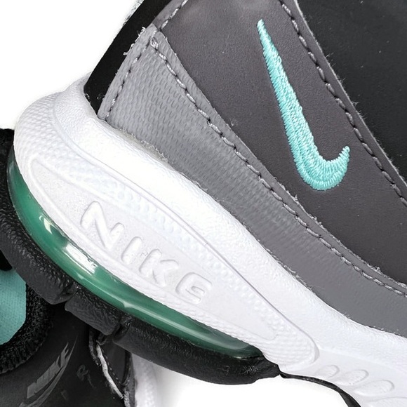 Nike Air Max 95 infant/toddler girl shoes gunsmoke/aurora green size 9C - Picture 10 of 13
